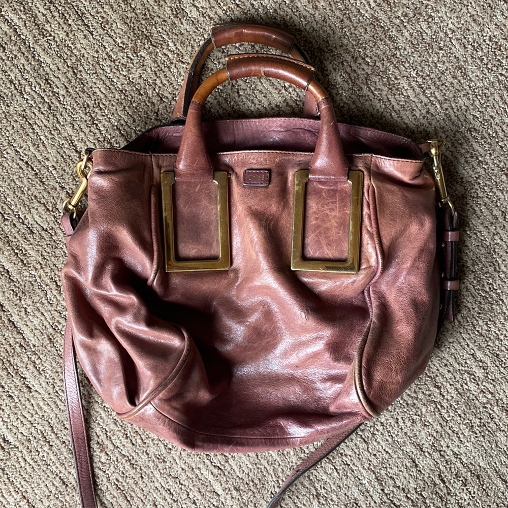 This plum colored Chloe bag is Lush